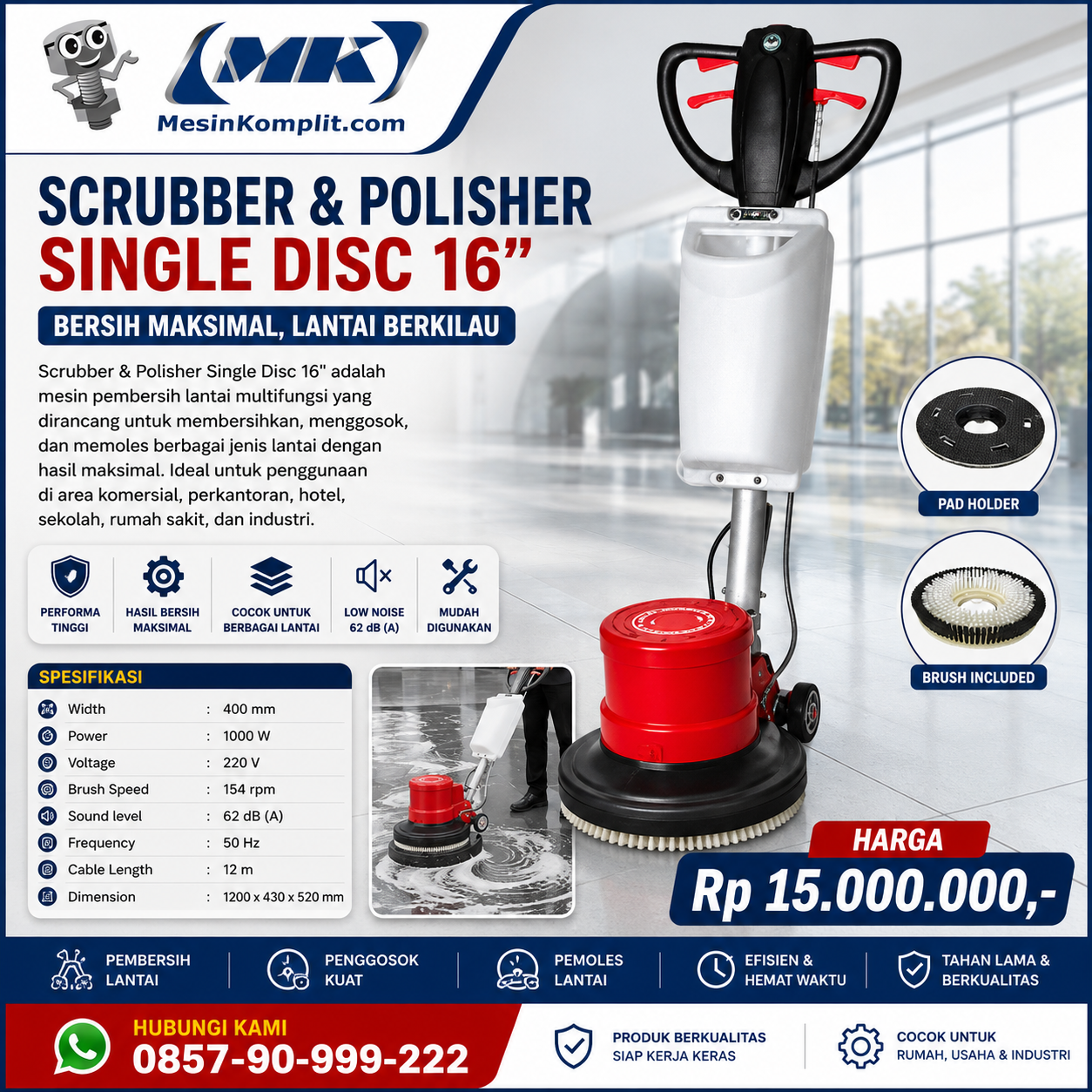 Mesin Scrubber Lantai (TS...